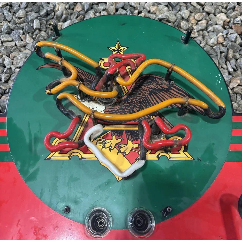 Vintage Large Budweiser King Of Beers Lighted Neon Anheuser Busch Man Cave Sign